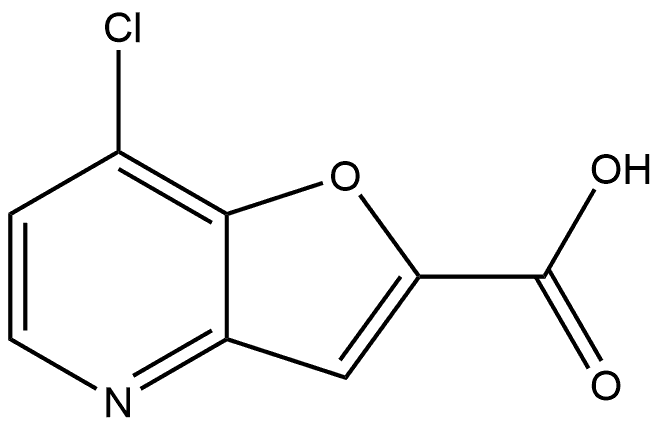 7-chlorofuro[3,2-b]pyridine-2-carboxylic acid Structure