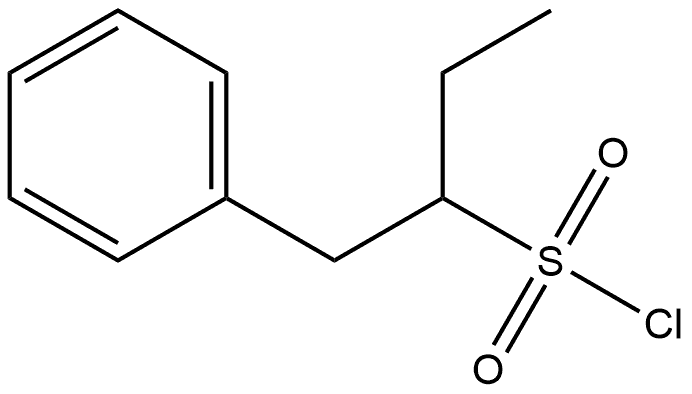 1-phenylbutane-2-sulfonyl chloride 구조식 이미지