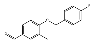 Benzaldehyde, 4-[(4-fluorophenyl)methoxy]-3-methyl- Structure