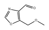 4-Oxazolecarboxaldehyde, 5-(methoxymethyl)- 구조식 이미지