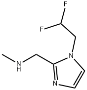 1H-Imidazole-2-methanamine, 1-(2,2-difluoroethyl)-N-methyl- Structure