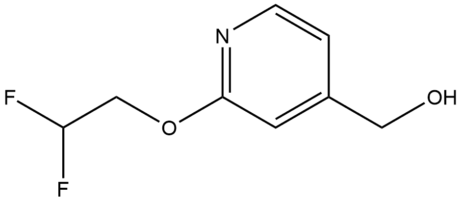 2-(2,2-Difluoroethoxy)-4-pyridinemethanol Structure