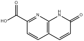 1,8-Naphthyridine-2-carboxylic acid, 7,8-dihydro-7-oxo- 구조식 이미지