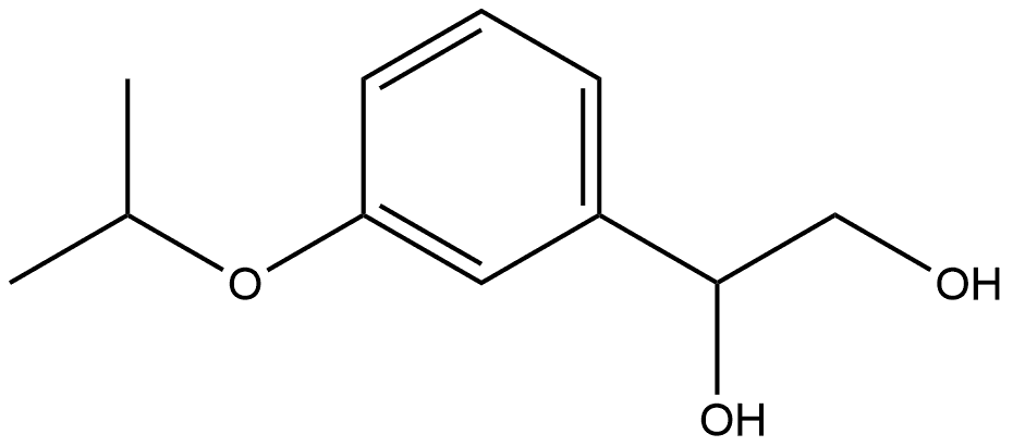 1-[3-(1-Methylethoxy)phenyl]-1,2-ethanediol Structure