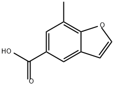 7-methyl-1-benzofuran-5-carboxylic acid 구조식 이미지