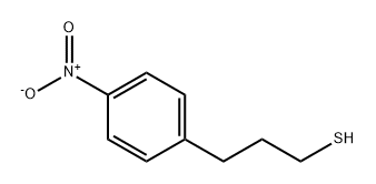 Benzenepropanethiol, 4-nitro- Structure