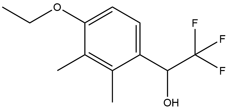 4-Ethoxy-2,3-dimethyl-α-(trifluoromethyl)benzenemethanol Structure