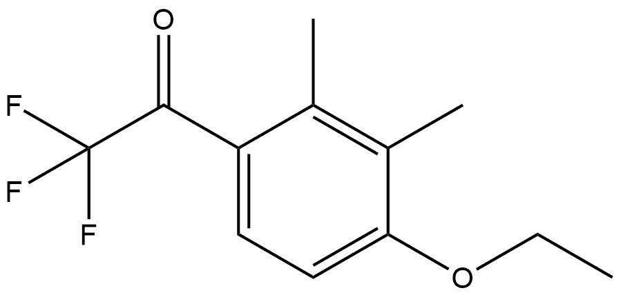 1-(4-Ethoxy-2,3-dimethylphenyl)-2,2,2-trifluoroethanone Structure