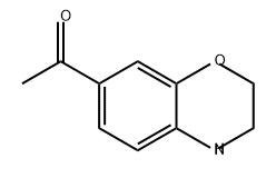 Ethanone, 1-(3,4-dihydro-2H-1,4-benzoxazin-7-yl)- Structure