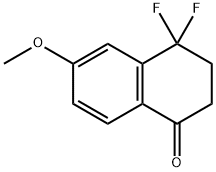 1(2H)-Naphthalenone, 4,4-difluoro-3,4-dihydro-6-methoxy- 구조식 이미지