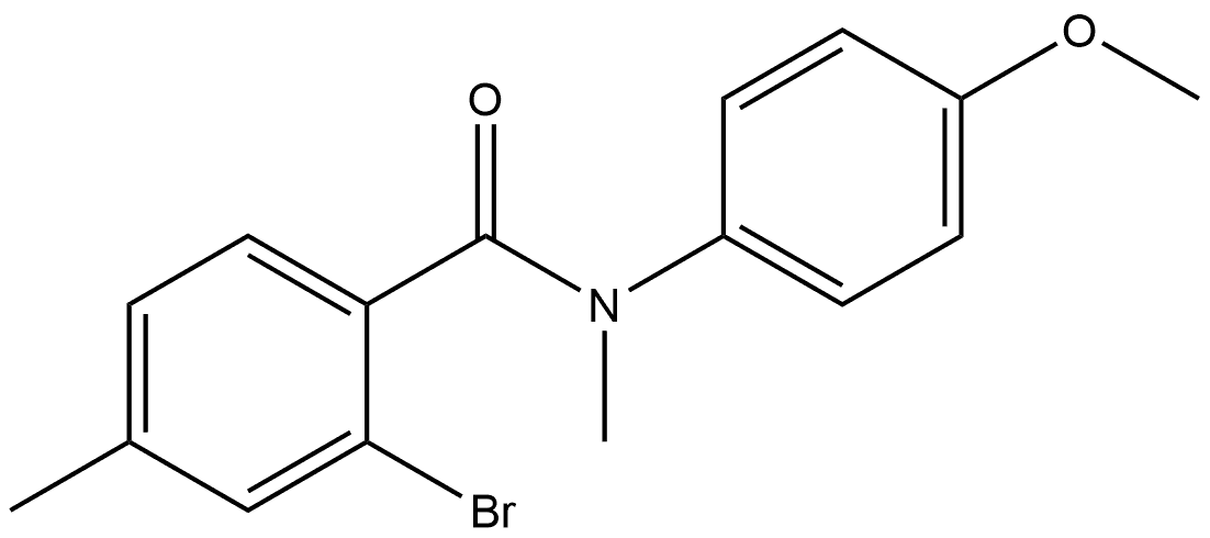 2-Bromo-N-(4-methoxyphenyl)-N,4-dimethylbenzamide Structure