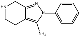 2H-Pyrazolo[3,4-c]pyridin-3-amine, 4,5,6,7-tetrahydro-2-phenyl- Structure