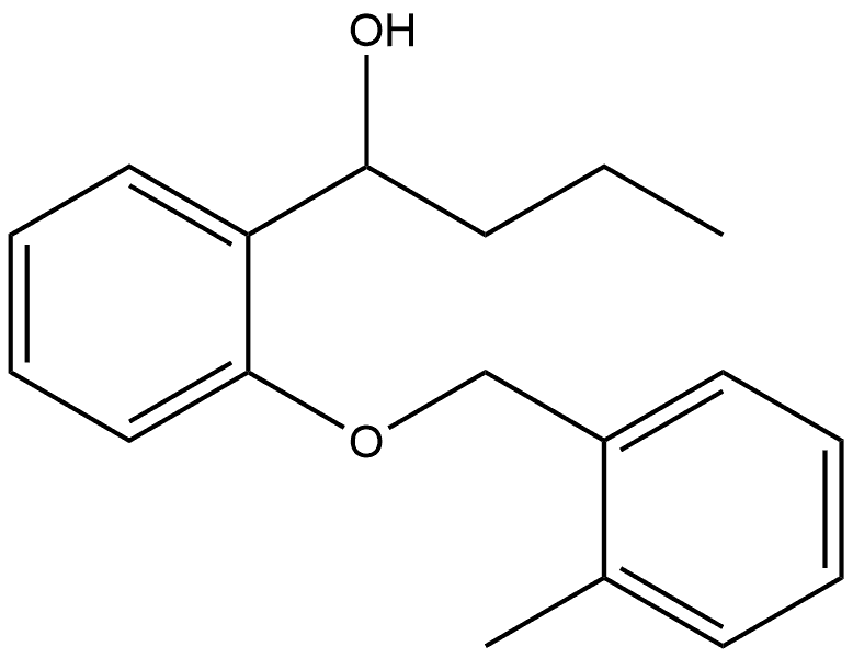 2-[(2-Methylphenyl)methoxy]-α-propylbenzenemethanol Structure