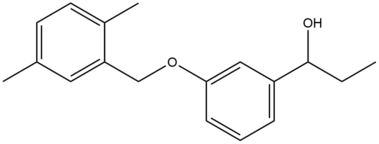 3-[(2,5-Dimethylphenyl)methoxy]-α-ethylbenzenemethanol Structure