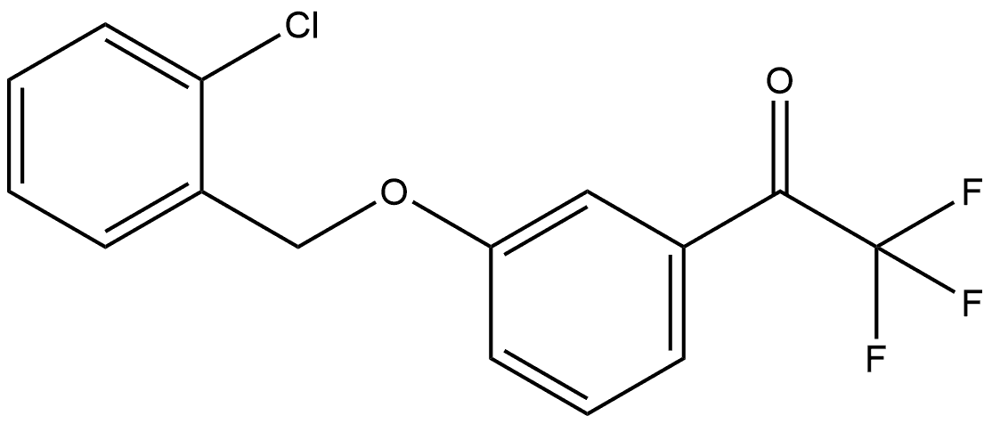 1-(3-((2-Chlorobenzyl)oxy)phenyl)-2,2,2-trifluoroethanone Structure