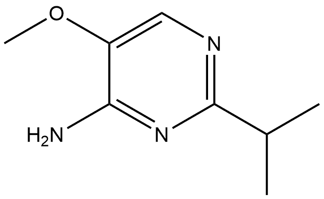 5-Methoxy-2-(1-methylethyl)-4-pyrimidinamine Structure