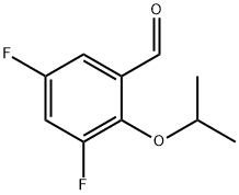 3,5-Difluoro-2-isopropoxybenzaldehyde Structure