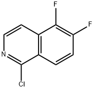 1-Chloro-5,6-difluoroisoquinoline Structure