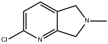 2-Chloro-6-methyl-5,7-dihydropyrrolo[3,4-b]pyridine Structure