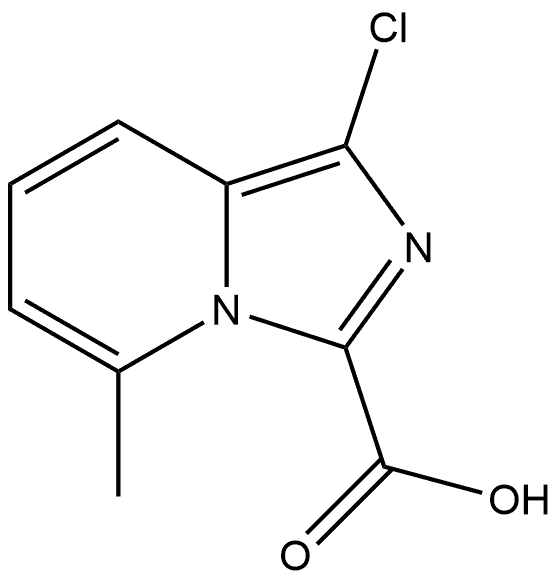 1-chloro-5-methylimidazo[1,5-a]pyridine-3-carboxylic acid Structure