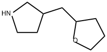 3-[(oxolan-2-yl)methyl]pyrrolidine Structure