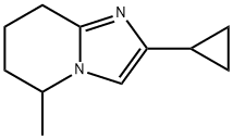 Imidazo[1,2-a]pyridine, 2-cyclopropyl-5,6,7,8-tetrahydro-5-methyl- Structure