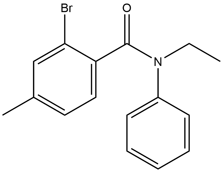 2-Bromo-N-ethyl-4-methyl-N-phenylbenzamide Structure