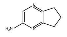 5H-Cyclopentapyrazin-2-amine, 6,7-dihydro- Structure