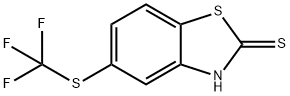 2(3H)?-?Benzothiazolethione, 5-?[(trifluoromethyl)?thio]?- Structure