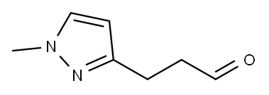 1H-Pyrazole-3-propanal, 1-methyl- Structure
