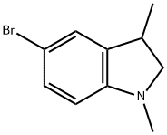 1H-Indole, 5-bromo-2,3-dihydro-1,3-dimethyl- Structure