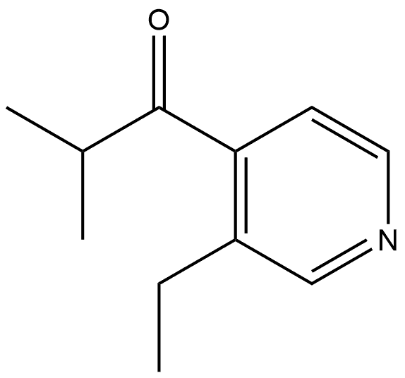 1-(3-Ethyl-4-pyridinyl)-2-methyl-1-propanone Structure