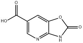 Oxazolo[4,5-b]pyridine-6-carboxylic acid, 2,3-dihydro-2-oxo- 구조식 이미지