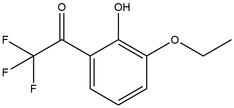 1-(3-Ethoxy-2-hydroxyphenyl)-2,2,2-trifluoroethanone Structure