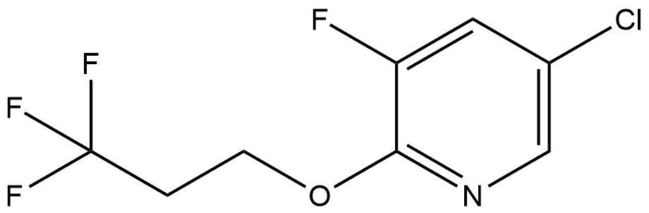 5-Chloro-3-fluoro-2-(3,3,3-trifluoropropoxy)pyridine Structure