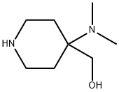 4-Piperidinemethanol, 4-(dimethylamino)- 구조식 이미지