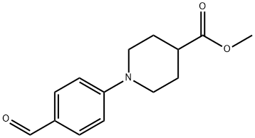 Methyl 1-(4-formylphenyl)piperidine-4-carboxylate Structure