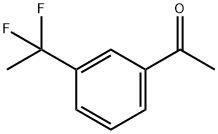 Ethanone, 1-[3-(1,1-difluoroethyl)phenyl]- Structure
