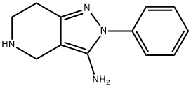2H-Pyrazolo[4,3-c]pyridin-3-amine, 4,5,6,7-tetrahydro-2-phenyl- Structure