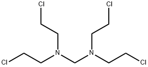 Methanediamine, N,N,N',N'-tetrakis(2-chloroethyl)- 구조식 이미지