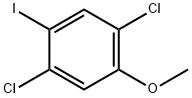 1,4-Dichloro-2-iodo-5-methoxybenzene Structure