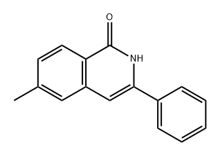 1(2H)-Isoquinolinone, 6-methyl-3-phenyl- Structure