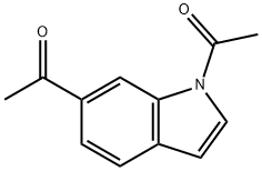 1,1''-(1H-Indole-1,6-diyl)diethanone 구조식 이미지