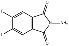 2-Amino-5,6-difluoroisoindoline-1,3-dione Structure