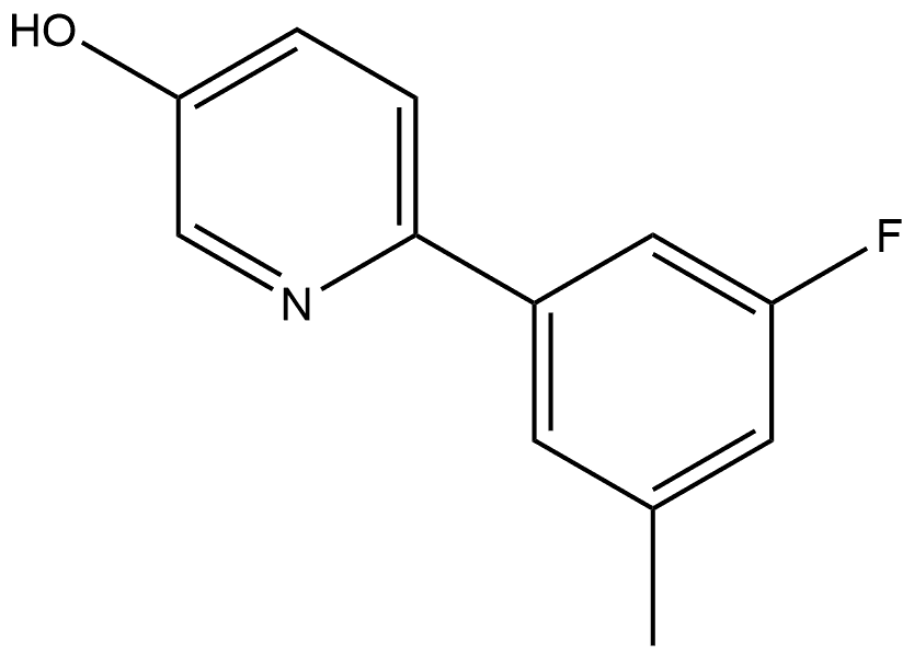 6-(3-Fluoro-5-methylphenyl)-3-pyridinol Structure