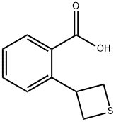 Benzoic acid, 2-(3-thietanyl)- Structure