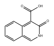 4-Isoquinolinecarboxylic acid, 2,3-dihydro-3-oxo- 구조식 이미지