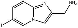 1-{6-iodoimidazo[1,2-a]pyridin-2-yl}methanamine Structure