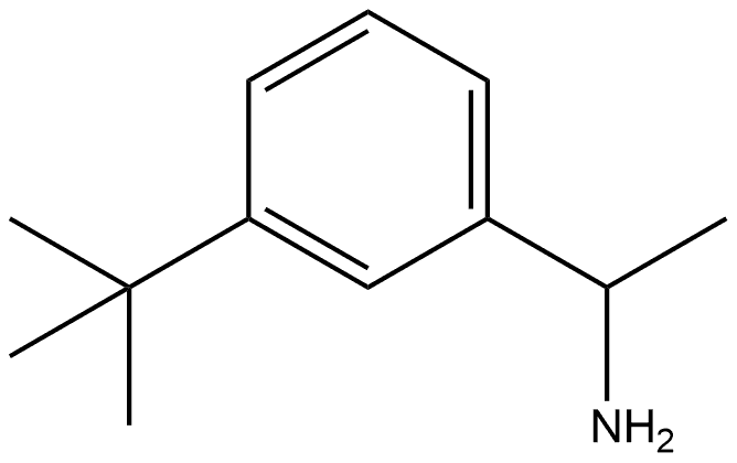 Benzenemethanamine, 3-(1,1-dimethylethyl)-α-methyl- Structure