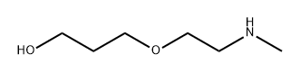 1-Propanol, 3-[2-(methylamino)ethoxy]- Structure